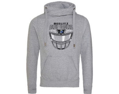 CROSS NECK HOODIE „MASK“ – Bild 2