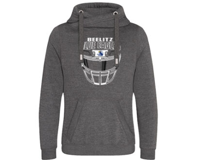 CROSS NECK HOODIE „MASK“